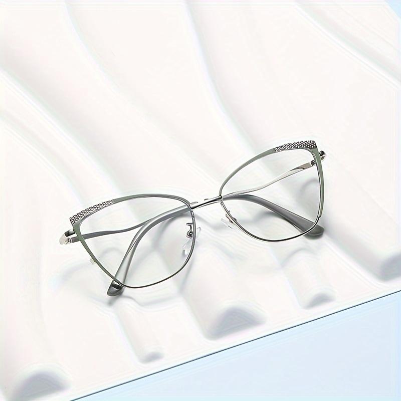 Blue Light Blocking Glasses Photochromic Unisex Metal Frame For Butterfly Style Fashion Trend Eyewear For Men Women