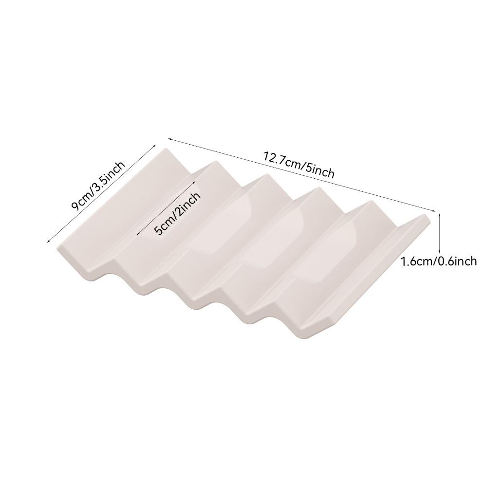 Quick Dry Silicone Soap Dish Wave Drainage Soap Rack Premium Soft Soap Pad Bathroom Sink