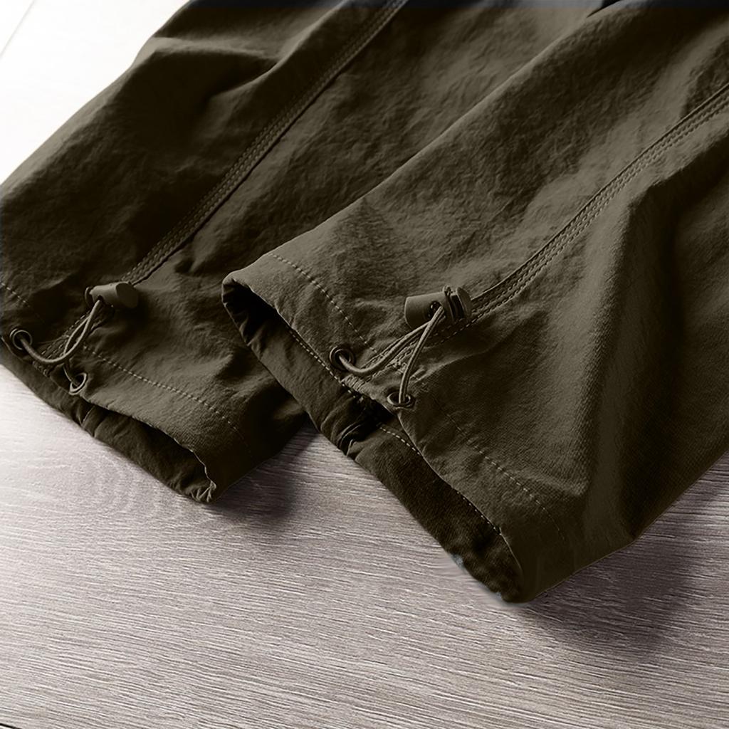 Men's And Women's Work Pants Outdoor Work Fishing Camping Waterproof Wear-resistant Multi-Pocket Work Pants (Detachable)