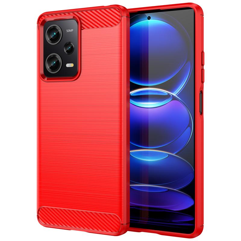 For Xiaomi Redmi Note 12 Pro 5G Case Bumper Silicone Carbon Fiber Cover For Redmi Note 12 11 Pro Case For Redmi Note 12 Pro Case