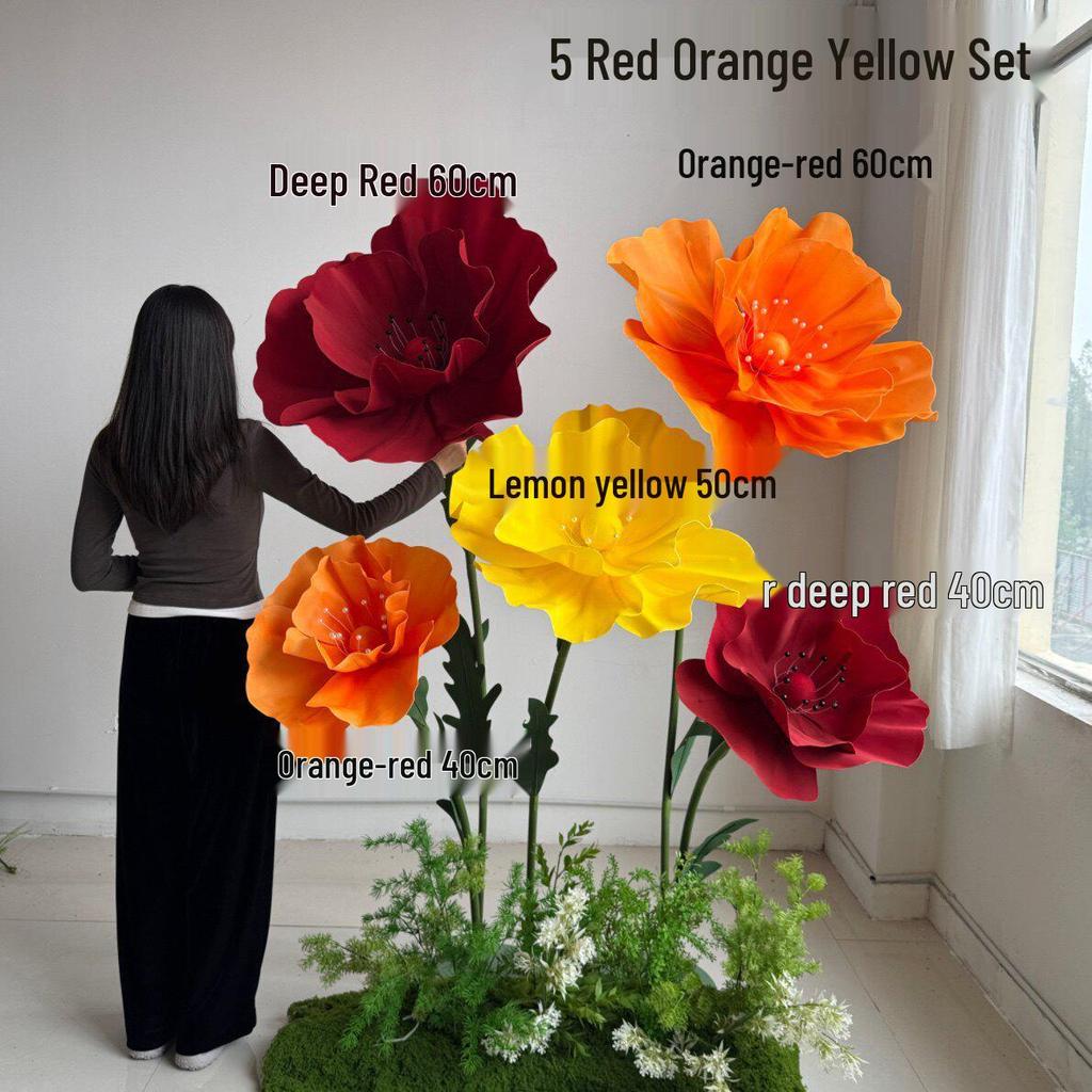 Large Foam Paper Flower Wedding Decoration & Display Stand