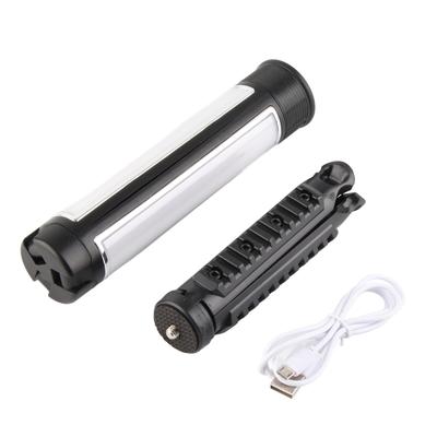 Lampe de Travail LED Pliable Trois Côtés avec Trépied Recharge USB Lampe de Camping pour Prise de Vue en Extérieur