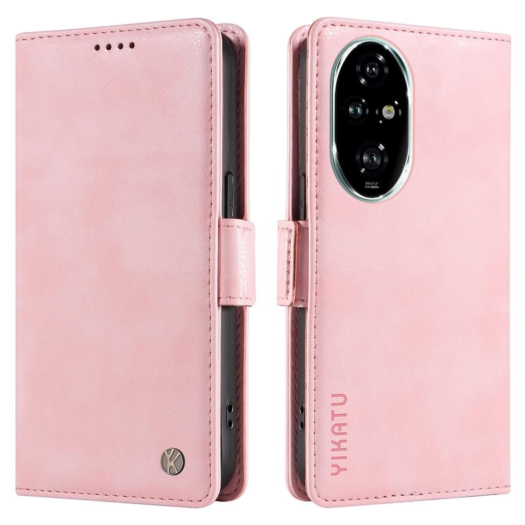 YIKATU YK-007 For Honor 200 Pro 5G PU Leather Stand Phone Case Wallet Anti-Scratch Phone Cover