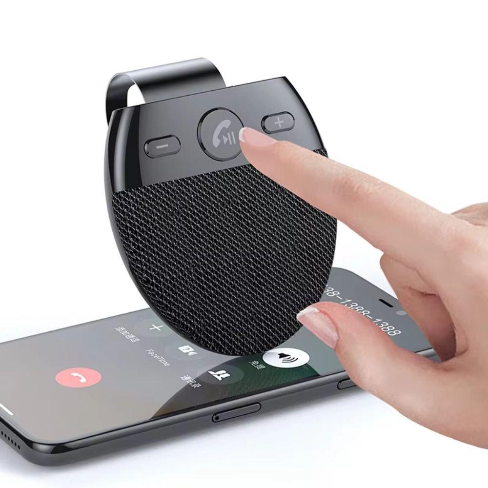 Bluetooth 5.0 Bluetooth Speakerphone High Definition Voice Wireless Car Speaker  Vehicle Use