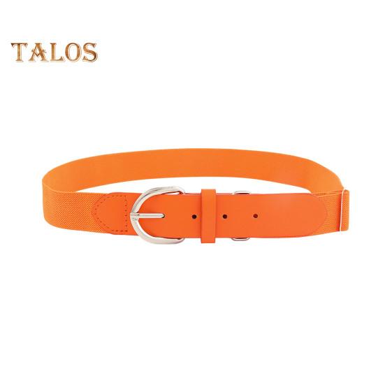 

Бейсбольный ремень с регулируемыми отверстиями, эластичный дизайн, для молодежи и взрослых, удобный эластичный ремень, пояс из искусственной кожи, спортивный аксессуар жёлтый