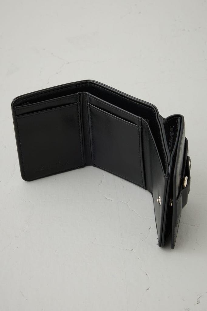AZUL by Moussy Studded Design Mini Wallet, Women's, 250IAC56-175K, Free Size, Black