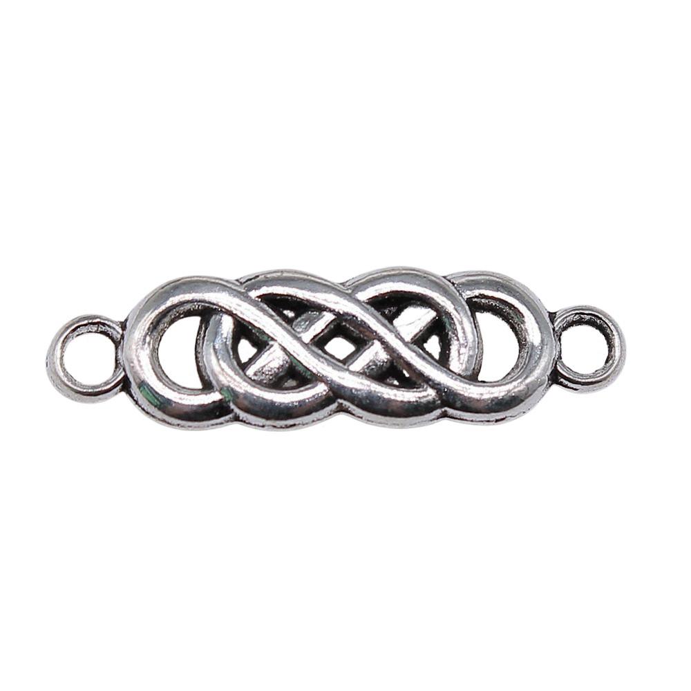 Infinity Connectors Heart Bracelets Charms Lightning Romantic Jewelry Findings
