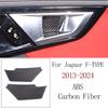 ABS Carbon Fibre For Jaguar F-TYPE 20013-2025 Car Interior Gear Shift Console Decoration Cover Stickers Accessories