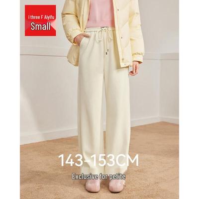 IEF Women's Fleece-Lined Wide-Leg Pants