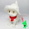 Plastic Material 3D Printed Cat Model Realistic Design Cute Cat Figure  Desktop Display