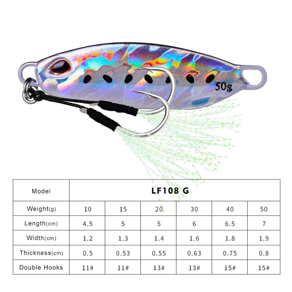 Metal Lure10g Special Fake Bait for Sea Bass Fishing Freshwater and seawater universal bionic lure
