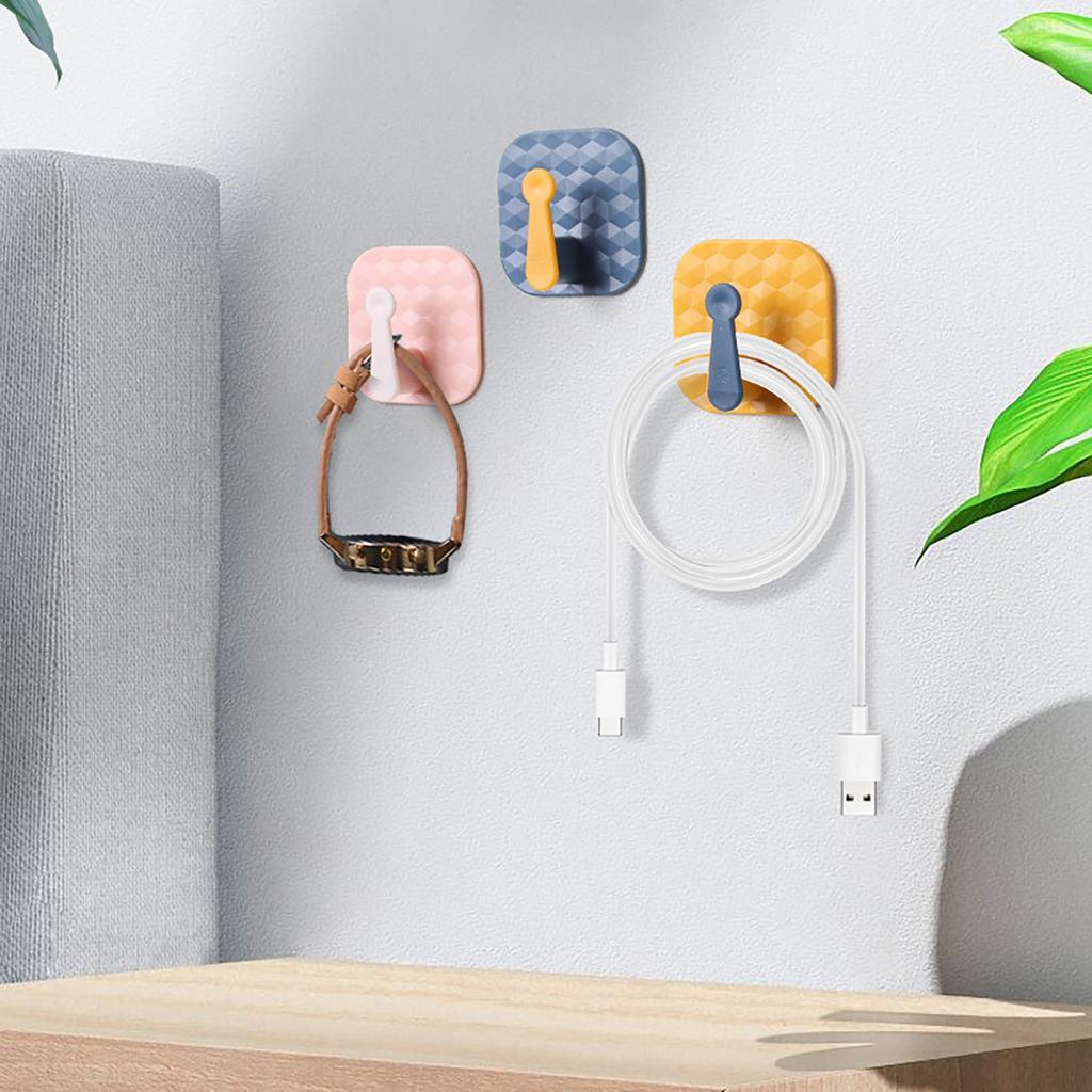 Plug Hook Plastic Non-marking Super Glue Hook Nail-free Hook