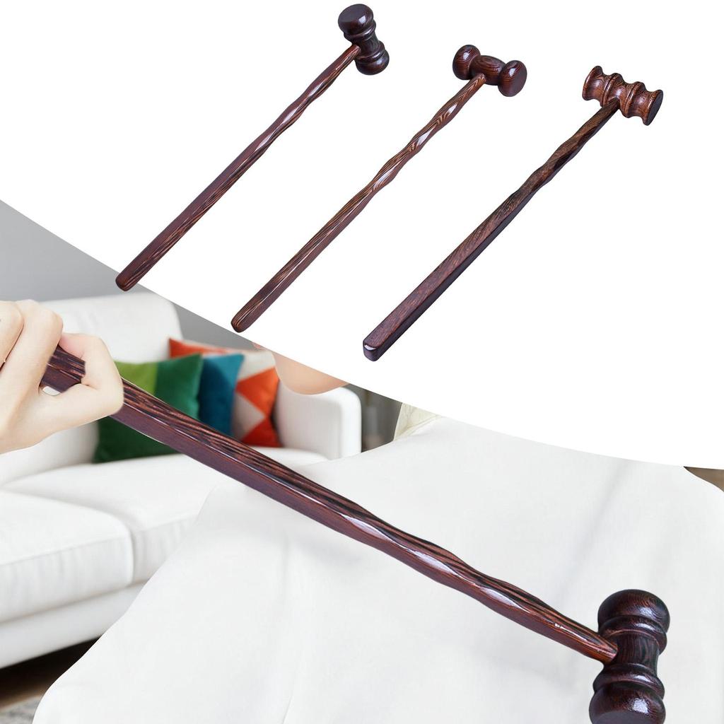 Wooden Back Massager Hammer, Arms Portable Handheld Massage Hammer Wooden Manual Massager