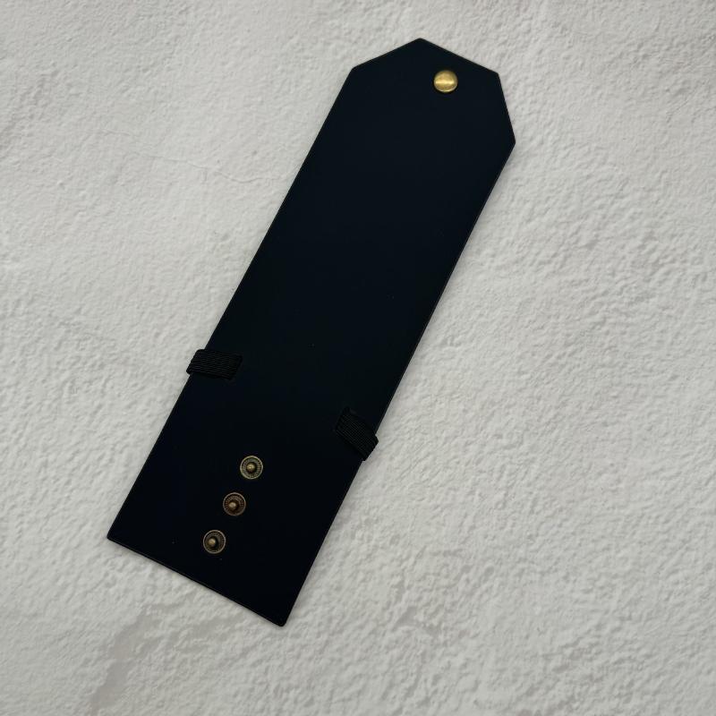 1 Pieza Cartera de Cuero PU / Envoltorio para Dinero Portafolio de Acceso Rápido Organizador Pinza Portabilletes Bolsillo para Guardar Cartera de Bolsillo