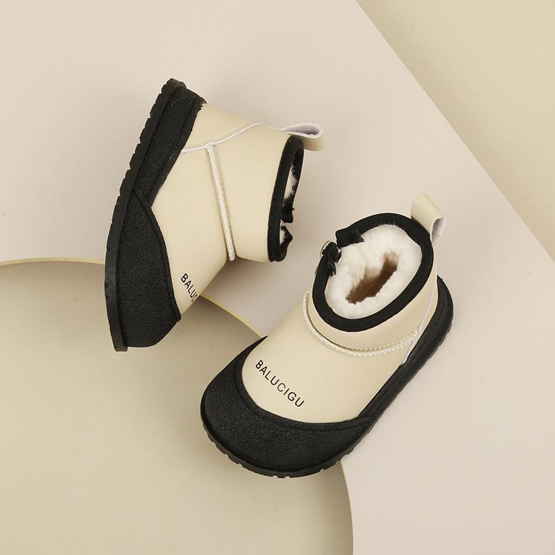 

Детская обувь детские хлопковые сапожки бархатная детская обувь теплые зимние сапоги зимняя обувь для девочек малышей короткие сапоги для мальчиков factory order price 16-19 whole pieces (120 pairs) бежевый