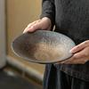 Vintage Ceramic Dinner Plate Thick Soup Plate Dessert Plate Fruit Salad Plates Pasta Plates Restaurant Specialty Tableware