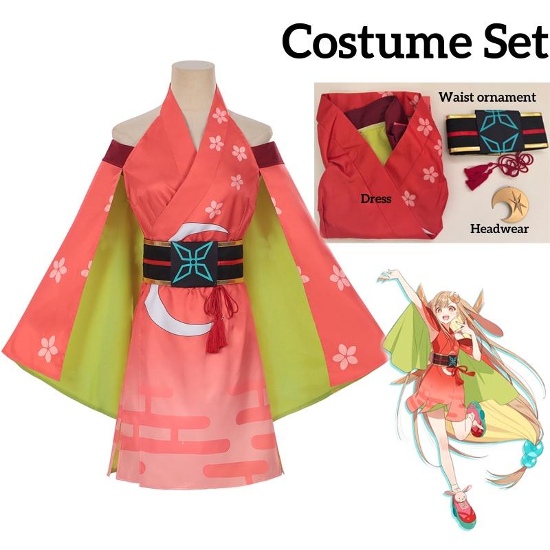 Kosmiskā princese Kagujai! Kaguya Cosplay Tērps