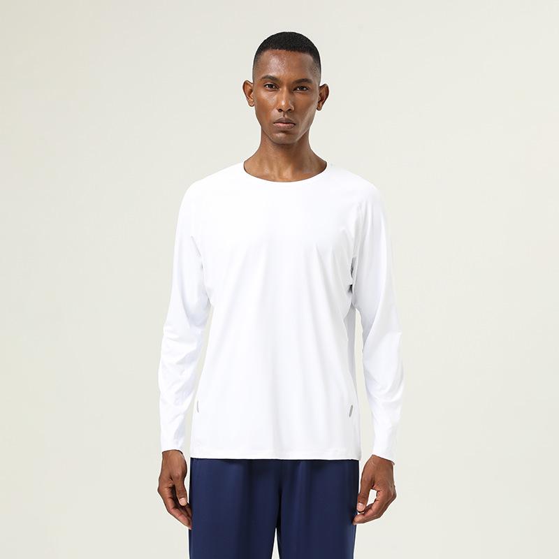 

Мужская быстросохнущая высокоэластичная футболка с длинным рукавом для фитнеса на осень/зиму L (Height 170-175)