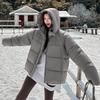 New Winter Cotton Coat Hooded Versatile and Loose Korean Cotton Coat Fashionable Warm Bread Coat Women's Jacket