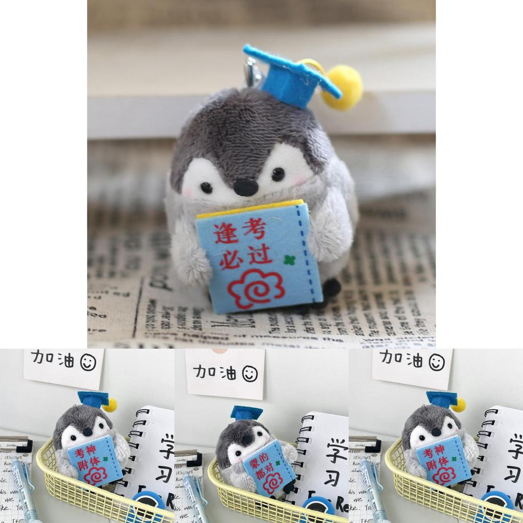 Cute Scholar Penguin Plush Inspiring Graduation Gift For Boys And Girls Pp Cotton Filled