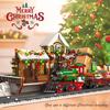 Superior-Grade 1362Pcs Christmas Premium-Quality Train First-Class Platform Premium-Quality Assembly First-Class Building-Bricks Collection Kit