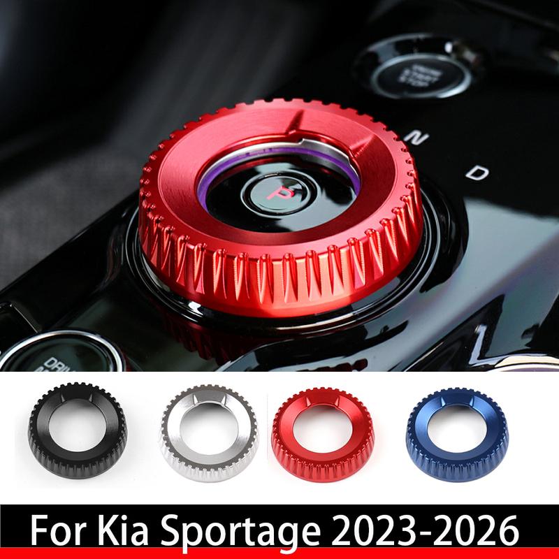 Aluminum Alloy Central Control Adjustment Knob Cover Trim For Kia NQ5 -2026/Seltos/ Niro/EV6 Car Accessories