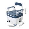 Bedside Commode, Adult Portable Toilet, Toilet Chair Seat with Handles, Height Adjustable Mobile Portable Toilet, Adult Potty Chair Load 882lb for