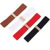 Wide Stretch Waistband Solid Color Waist Belts Exquisite Waist Strap  Women