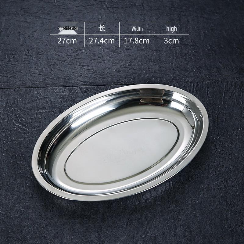 Dajujiang Stainless Steel Deep Fish Plate