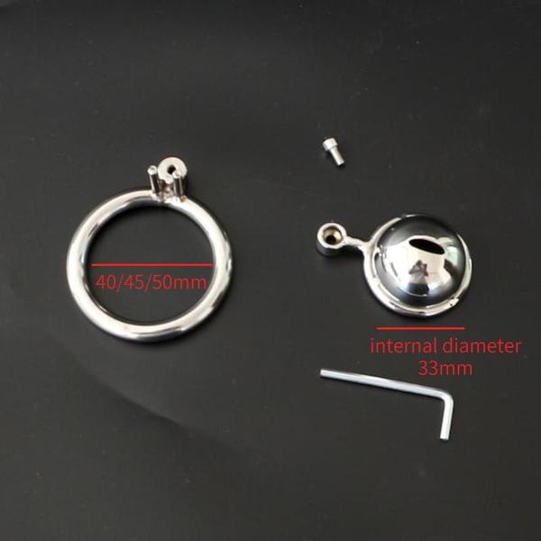 Petite Cage à Cock en Acier Inoxydable
