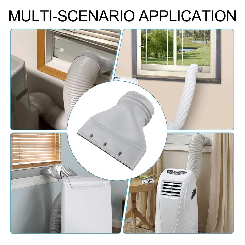Air Conditioner Adapter Flat Hose Connector Compatible With Dryer Exhaust