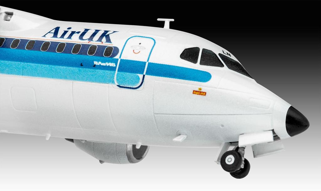 German Level Bae 146 AirUK Plastic Model 03791 1/144 (RJ85) - (Airplane)