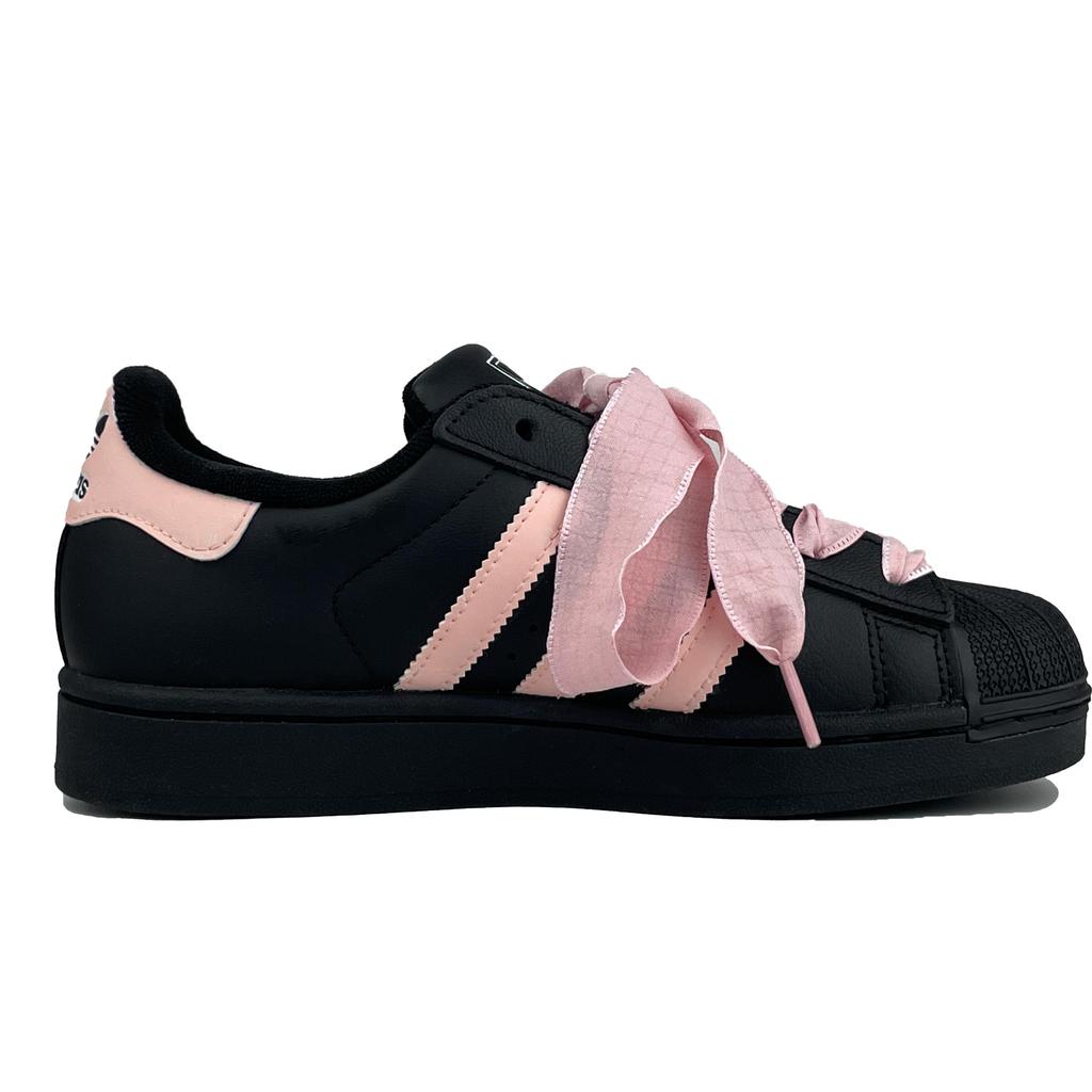 adidas Originals Superstar 2 Sweet Cool Girl Skórzane Odporne na Ścieranie Oddychające Niskie Buty Skateboardowe Damskie JI0079(Zespół1090-)