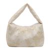 2025 Spring New Fashion Butterfly Fresh Casual Foreign Style Solid Color Texture Commuter Bag Portable Small Square Bag
