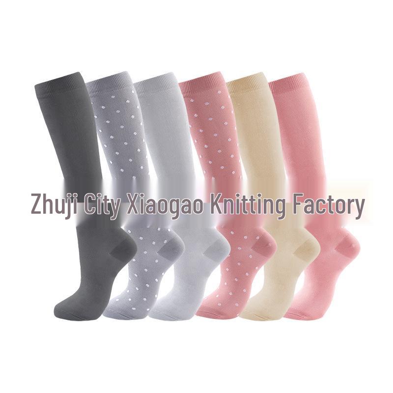 Unisex Long Compression Socks for Cycling, Running, and Marathon