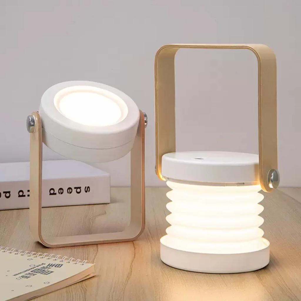 New Foldable Camping Lamp Touch Dimmable LED Lantern USB Rechargeable Outdoor Night Light