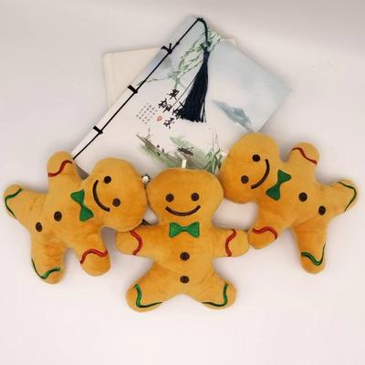 New Style Doll Gingerbread Man Christmas Plush Doll Pendant Popular Cartoon Bag Hanging Ornament Doll Gift Pendant