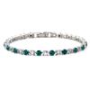 Hot-selling fashion 1mm intercolor zircon bracelet in Europe and America, high-end light luxury tennis bracelet, female spot