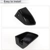 Front Left Exterior Door Handle Lock Cylinder Cap Cover for Porsche Cayenne 2011-2017 No.95853187900G2X ABS Black 1 Pc