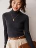 Women's Pure Cashmere High Neck Ribbed Pullover Sweater