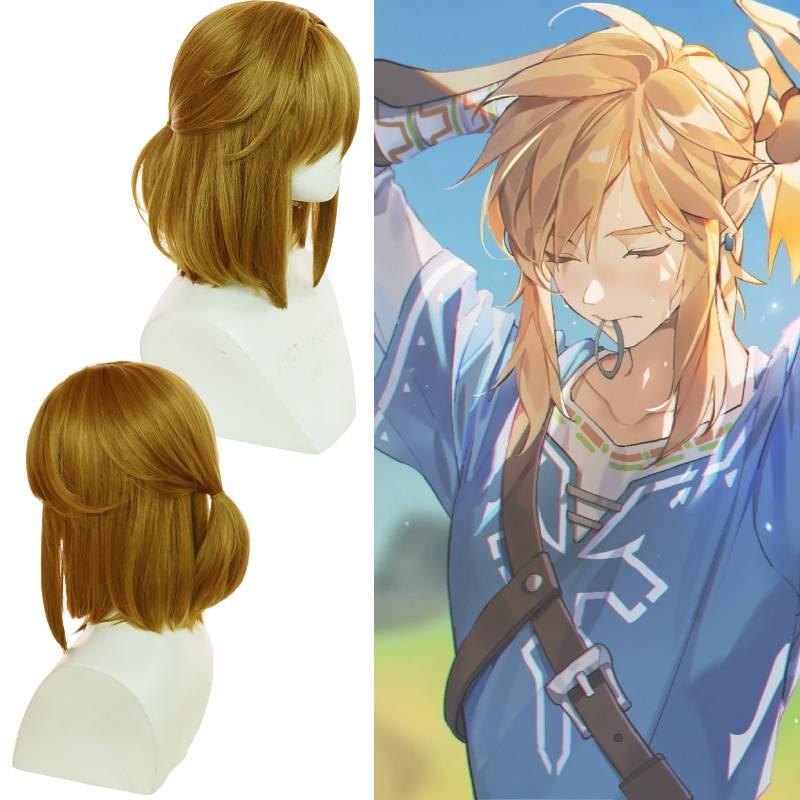 Breath Of The Wild Link Cosplay Wig With Realistic Scalp
