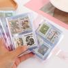 Cute Mini Photo Album Transparent 3-inch Cards Storage Bag Glitter Jelly Color Photography Card Stock Instax Album Card Holder