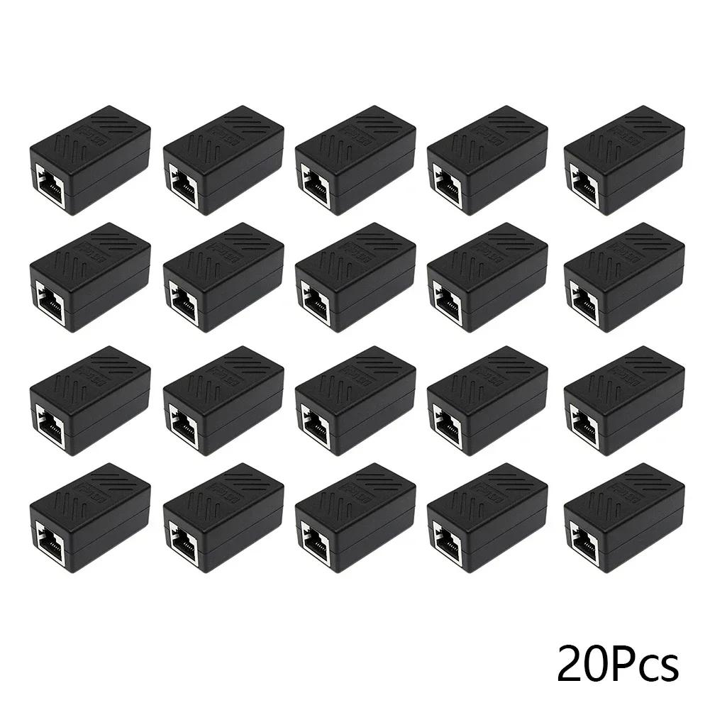 20/10/5Pcs Ethernet Cable Extender,RJ45 Cat 5 Cat 6 Cat6a Coupler, Extender Connector - Ethernet Coupler Female To Female