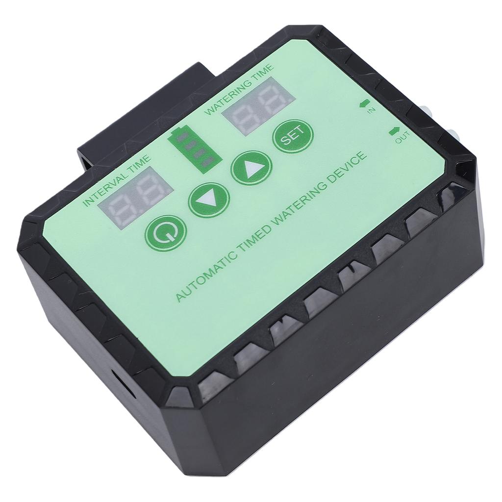 Solar   Automatisches Tropfbewässerungssystem für Pflanzen Innen Außen Garten mit Timer Regenwassersammler   Düse   Kit