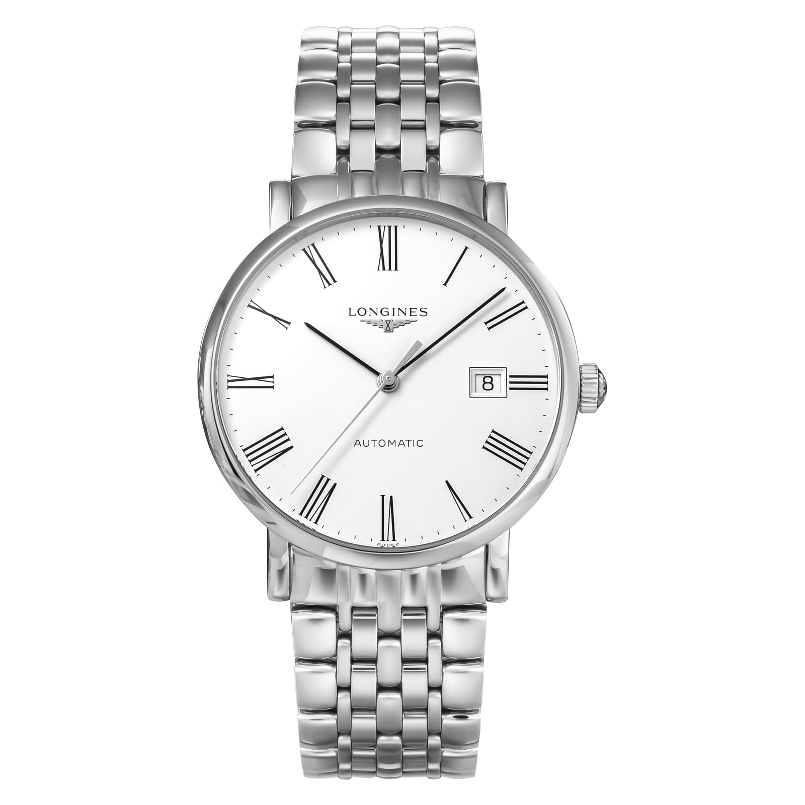 

Longines Elegant Silver Watch L4.910.4.11.6 Men s [Used] білий