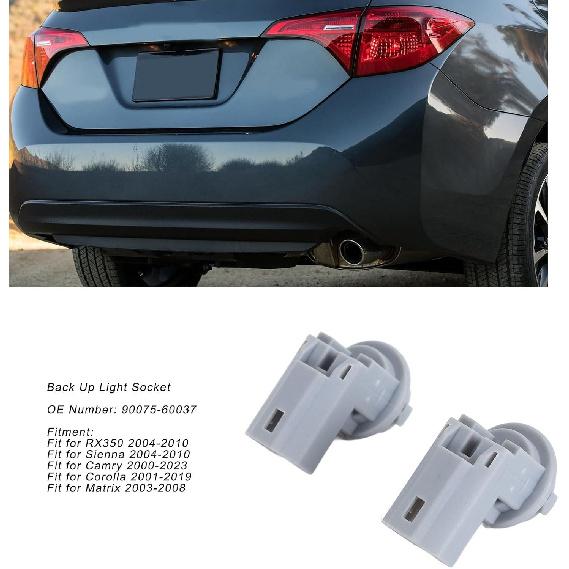 

KIMISS Rear License Plate Lamp Holder Socket 9007560037 Light Plug for RX350 2004-2010 2000-2023 2001-2019 2003-2008