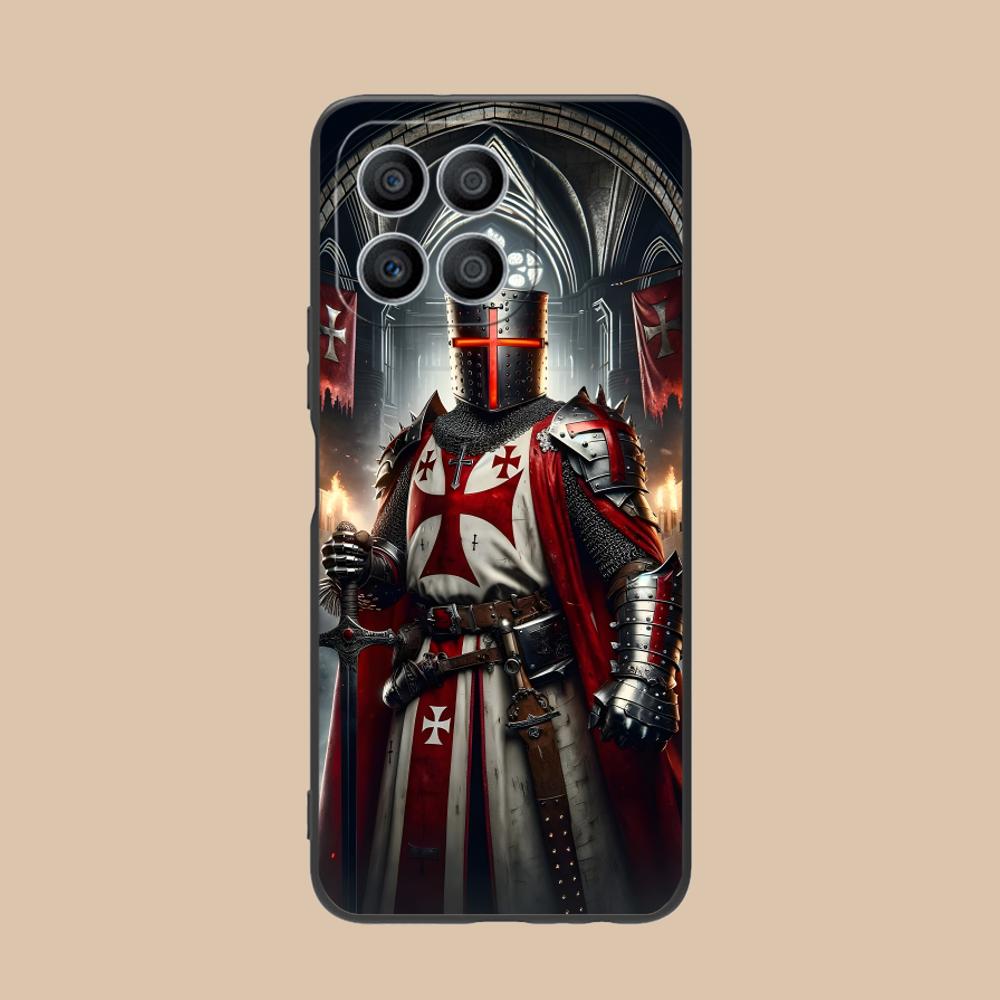Templar Knights Mobile Phone Case for Honor 90 80 70 60 50 30 20 10 9 8 7 Pro S SE Lite 5G Colorful Printing Cover Cover Pretty