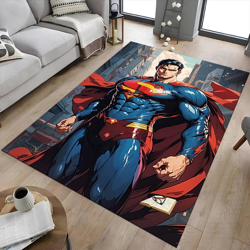 1pc Superman Carpet, for Home & Office Decor, Desk Chair Carpet, Festive Gift,Conference Room CarpetL1277