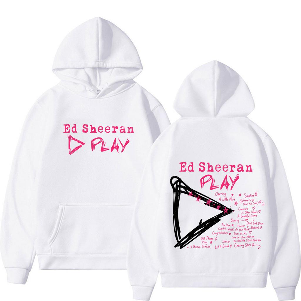 Ed Sheeran Plays Album Tour 2026 Hoodie Men Women Aesthetic Trend Pullover Long-sleeved Loose Casual Harajuku Hooded Sweatshirts