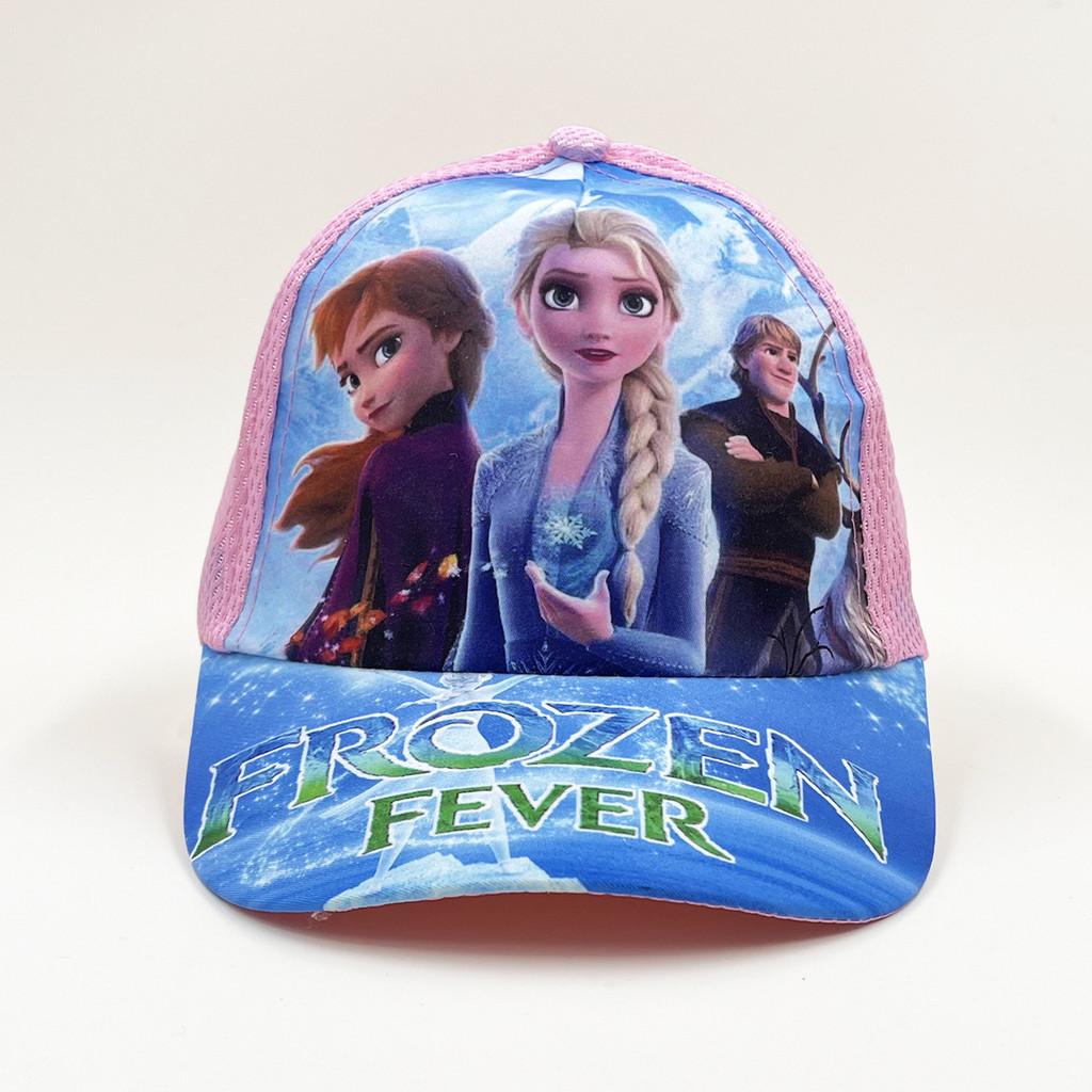 Character Frozen Baseball Hat With Breathable Polyester Material Sun Protection